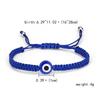 New  Evil Eyes Bracelet For Men Women Handmade Braided Fatima Hand Braclet Meditation Healing Braslet Pulseria Homme
