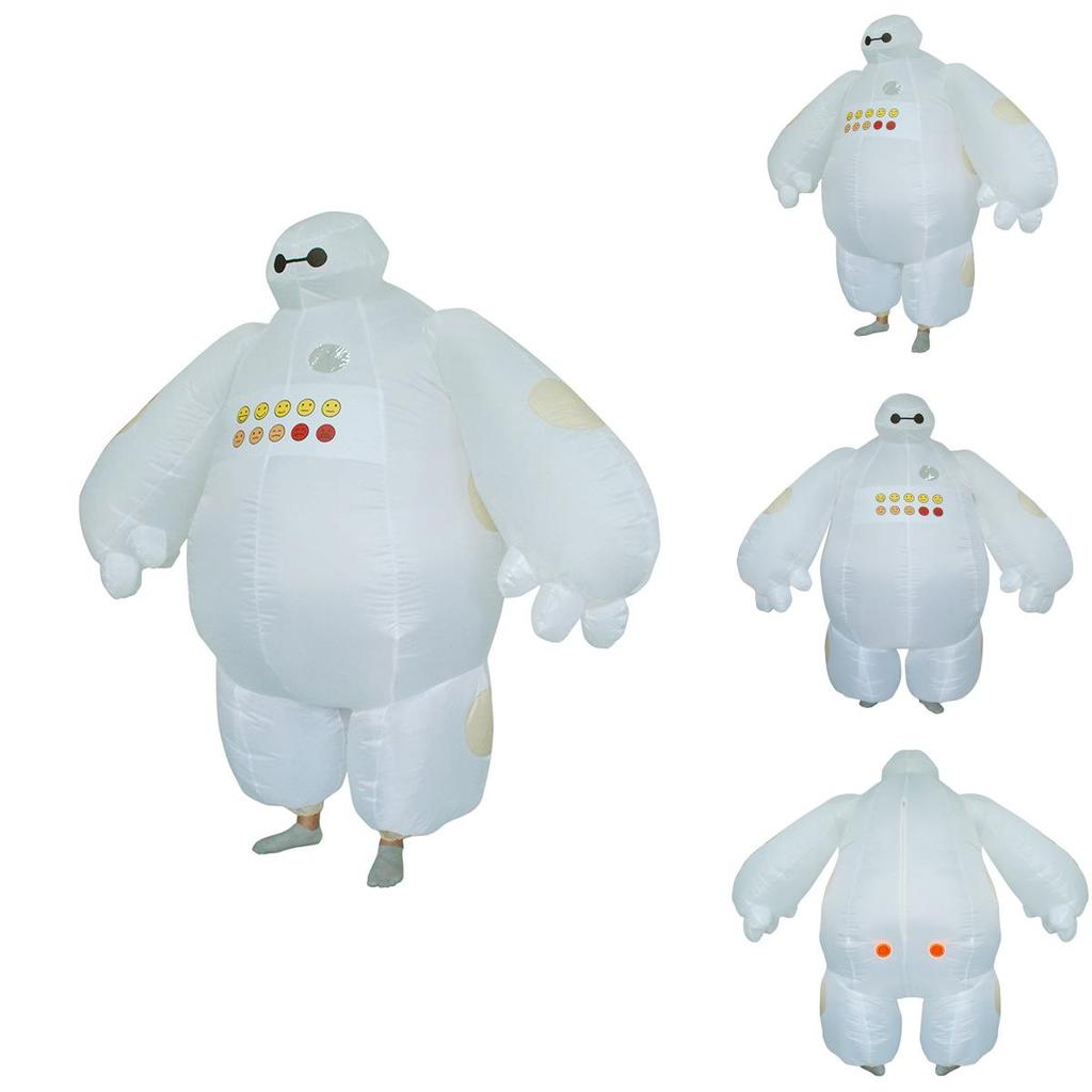 Prémiová kvalita Pánský nafukovací kostým maskota Baymaxe z Big Hero 6 Kostým na maškarní ples Cosplay