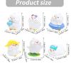 Sweet Season Duck Statue Best For Handmade Mini productions And Home Enhancement 3CM Height