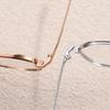2023 Summer Ultra-Light Round Titanium Glasses with Thick Wide Rim for Myopia & Blue Light Protection - Style 2402