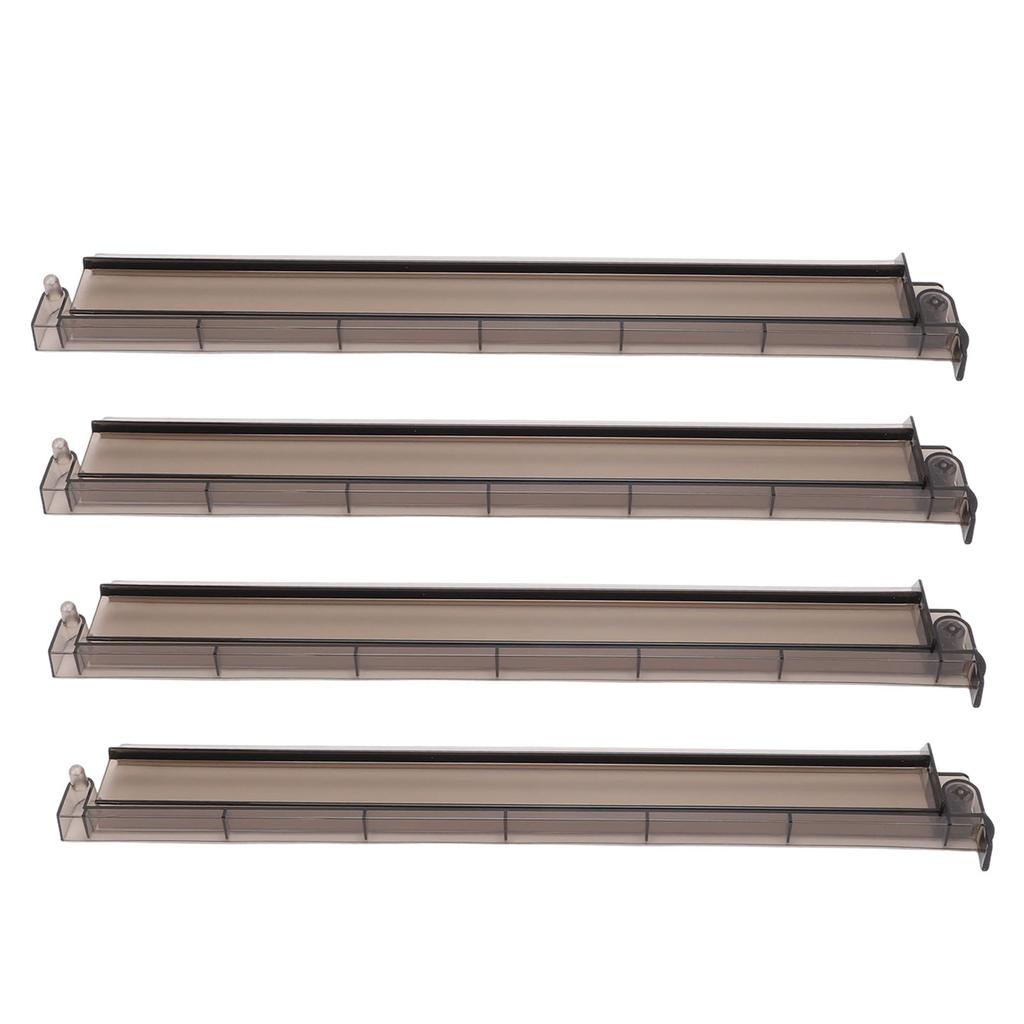 4pcs Mahjong Tile Rack with Pusher for Standard 1.2 Inch American Mahjong Tiles Pushing Rack