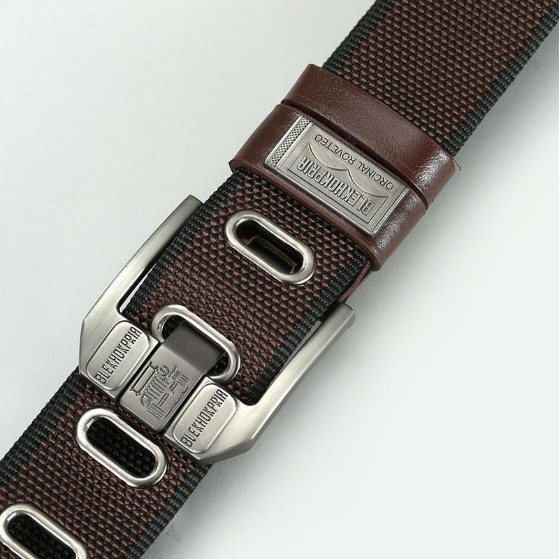 Men's Pin Buckle Youth Overalls Canvas Waistband Belt Casual Retro Decorative Belt Fashion High Quality Webbing Belt C032