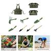 Lightweight Garden Tool Kit Includes Apron Storage Bag Hoe Shovel For Outdoor Yard Work Vegetable Gardening Tool