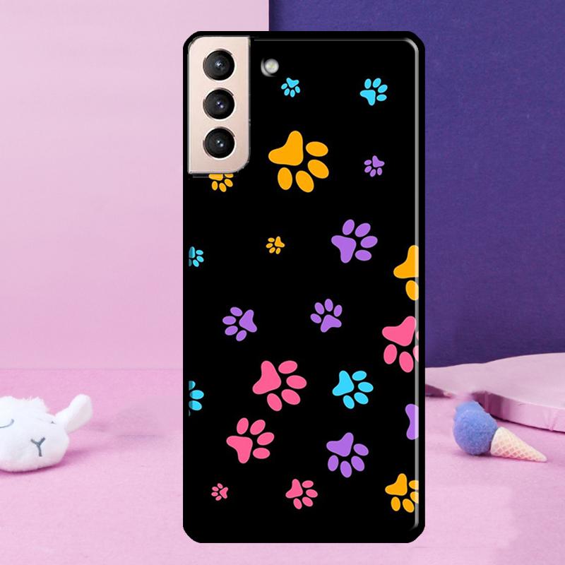 Dog Paw Phone Case For Samsung Galaxy S25 Ultra S24 Ultra S9 S10 S20 S21 S22 Plus S23 S24 FE Cover