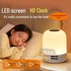 Rechargeable LED Bedside Night Light with Clock