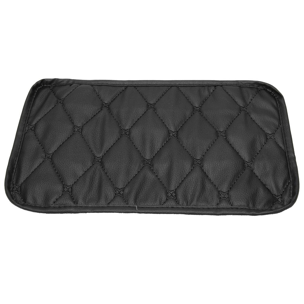 Armrest Box Mat Waterproof Dustproof PU Lther Mat Storage Box Cover Pad for Car Use