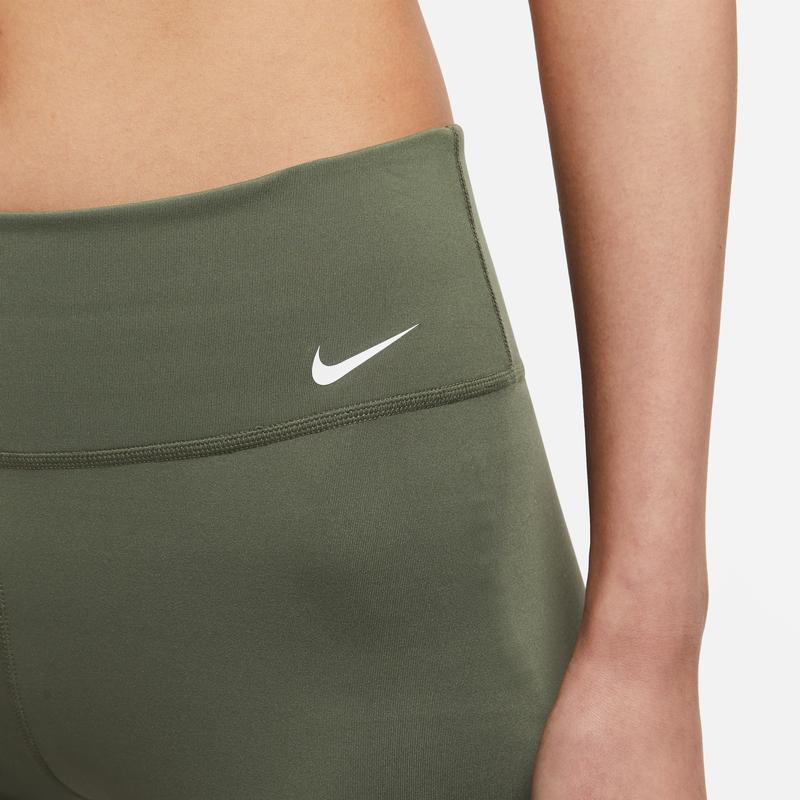 Nike Solid Logo Quick-Dry Sports Fitness Casual Shorts Women Shorts Olive-Green DD0244-223