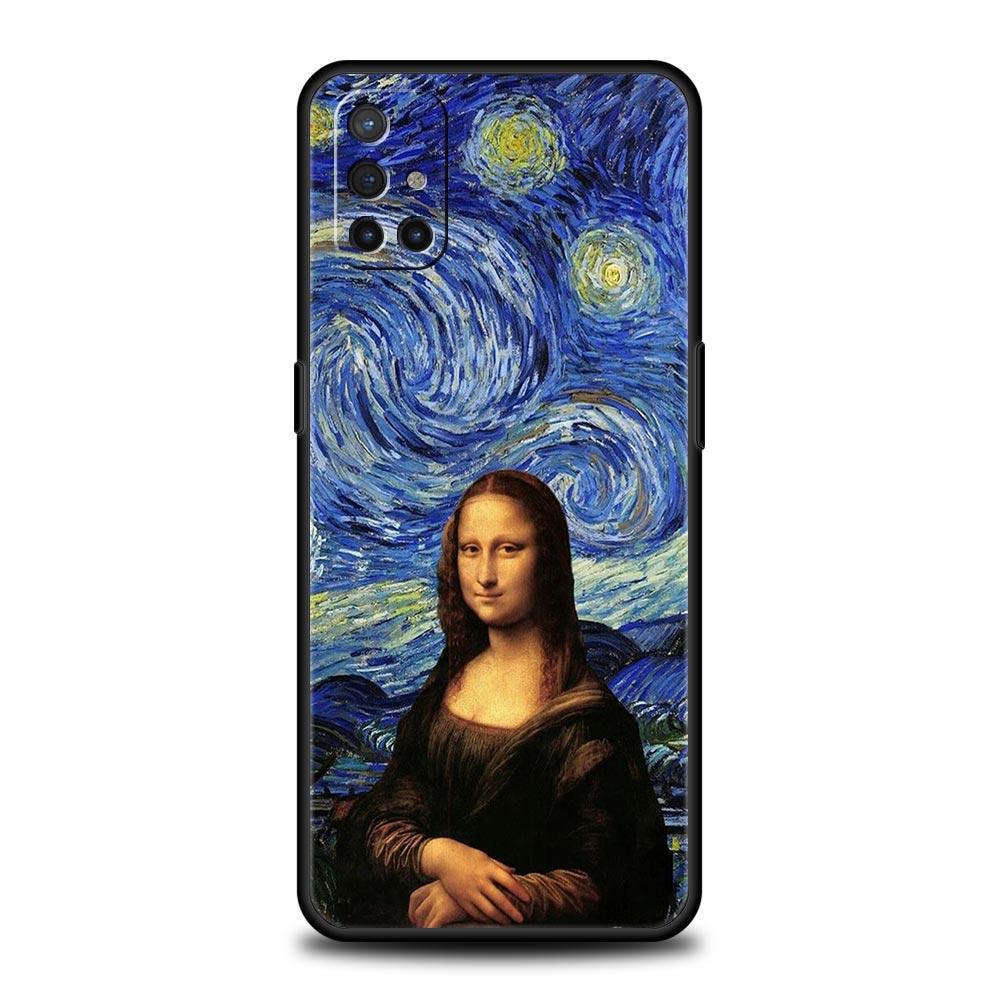Case For OnePlus 12 11 10 9 Pro 9T 12R 10R 9R 9RT 10T 8T 8 7 6T 7T Nord 2T CE 2 5G N200 N10 Cover Art Aesthetic David Mona Lisa