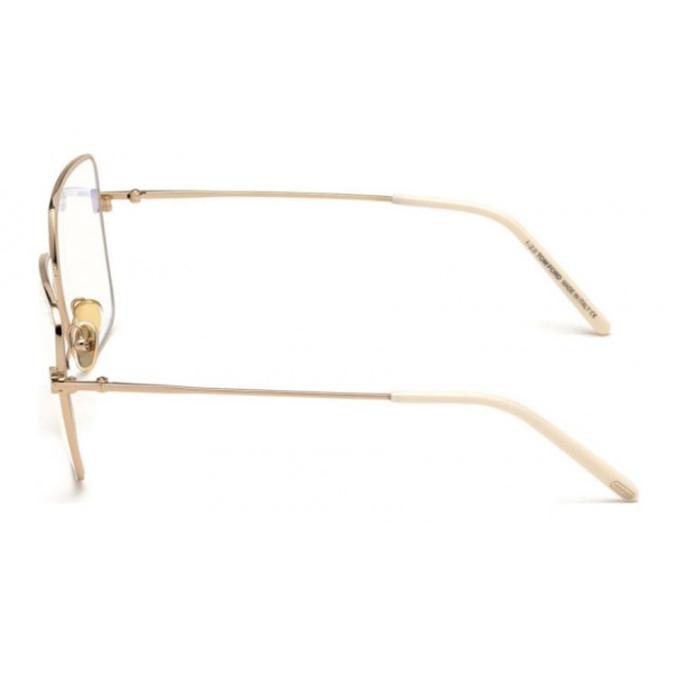 Occhiali Ottici Quadrati in Metallo Versatili alla Moda TF Occhiali da Uomo TF5739B-025