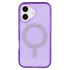 For iPhone 16 Plus Case Compatible with MagSafe 2.0mm PC + TPU Glitter Phone Cover