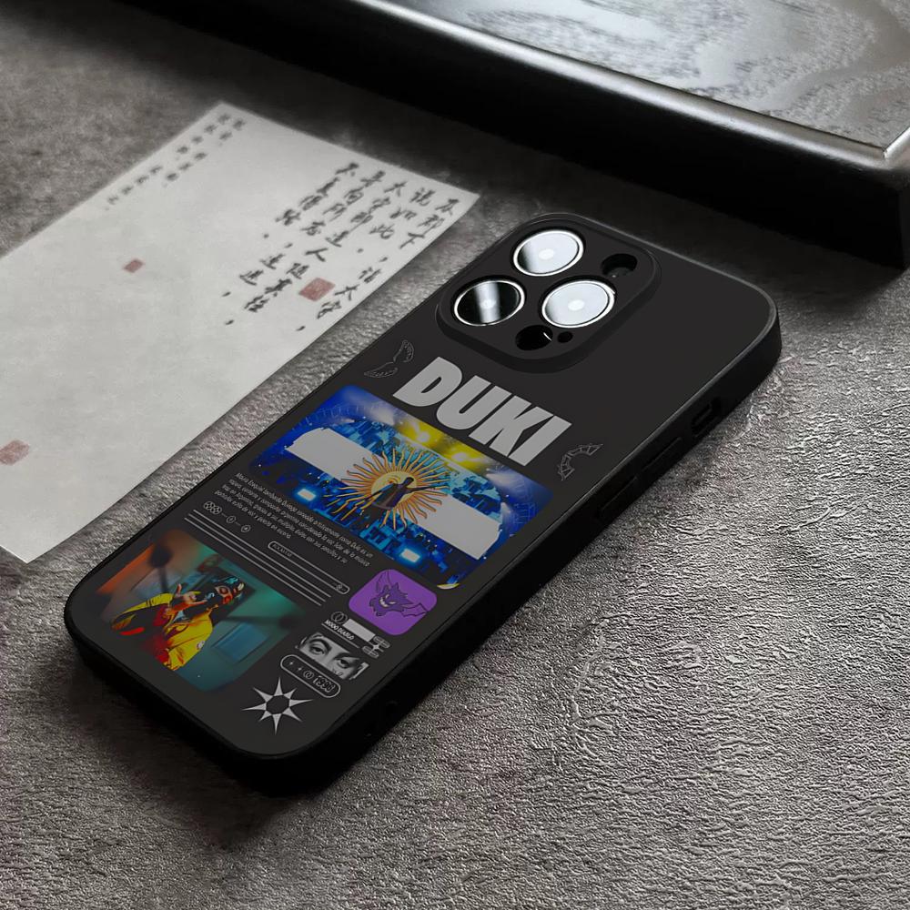 Duki Rapper Antes De Ameri Phone Case For 14 Pro Max For Apple Iphone 16 15 Po Max 12 Mini 11 13 Pro Xr X Xs 8 7 Plus Back Cover