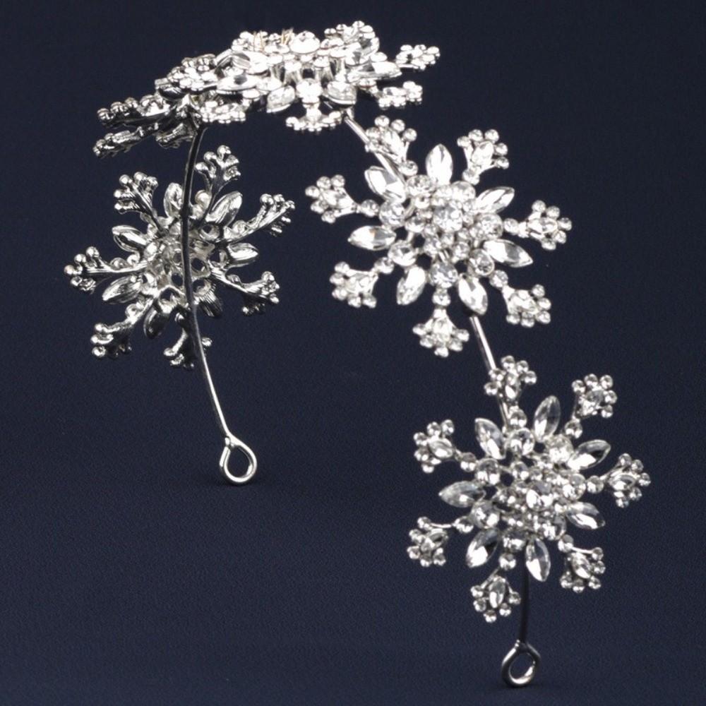 Sparkling Floral Bridal Tiaras Exquisite Women Hair Hoop Pageant Diadem Headband  Gifts