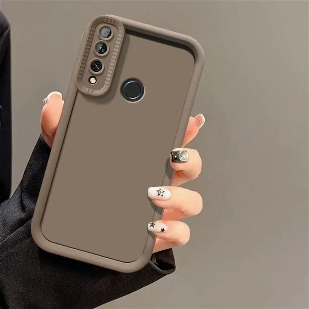 

Роскошный силиконовый чехол для телефона для Huawei P Smart Z чехол Huawei Y9 Prime 2019 чехол защита камеры противоударный защитный чехол For P Smart Z коричневый