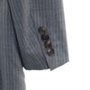 Lanvin Made In Japan Striped Pattern Wool Tailored Jacket COLLECTION Men's Used