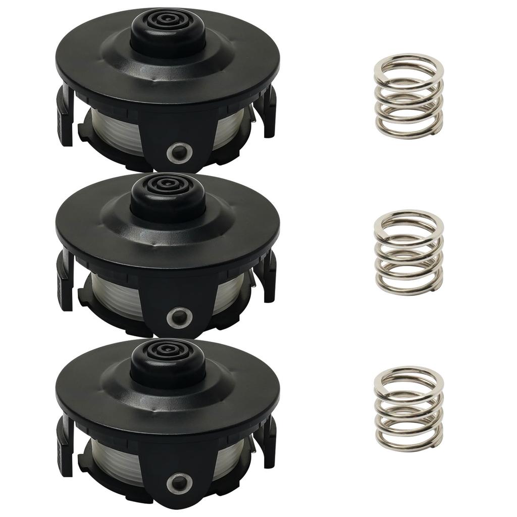 Replacement Trimmer Head Spool Cap Much Easier 1.6 Mm Practicall 196146-9 String Trimmer 8.3 Metres/27ft With Spring