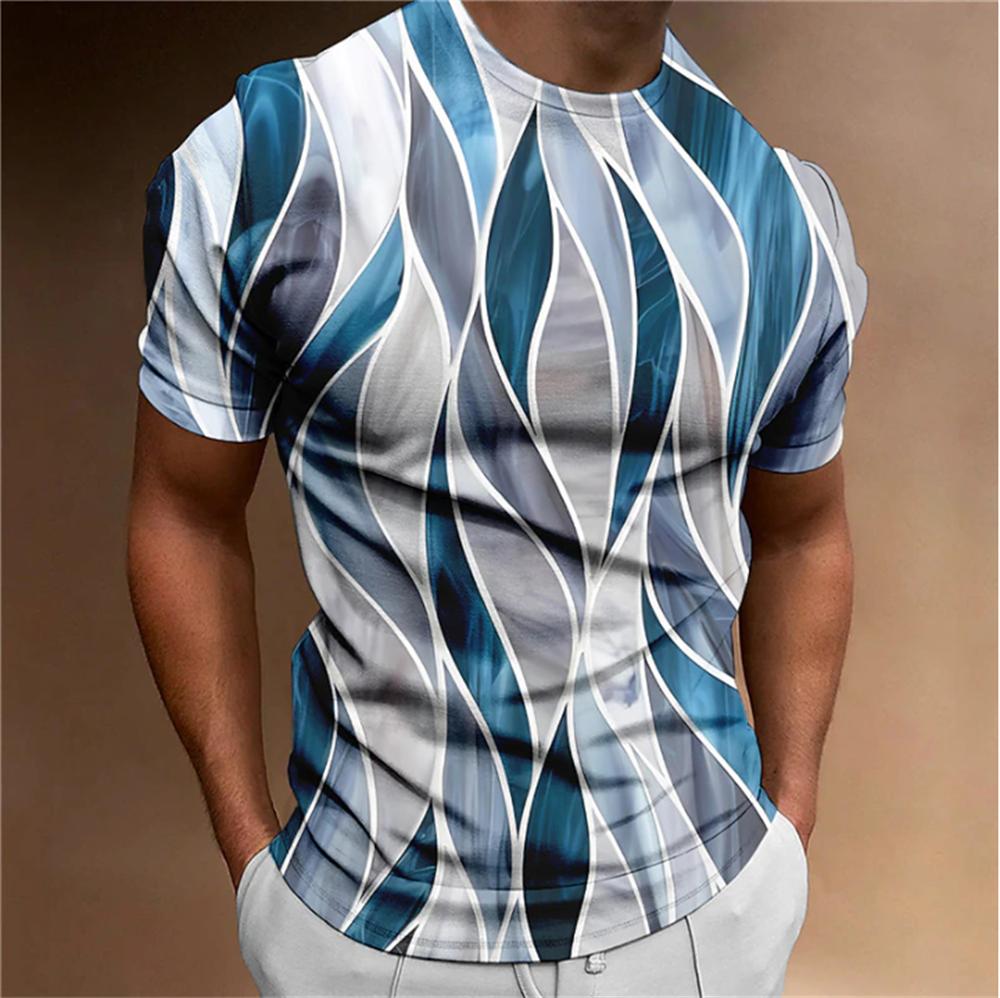 Fashion T-Shirts For Men 3D Print Short Sleeve Tops Summer Punk Street O-neck T Shirt Oversized Tee Tops Men's Clothing Hot