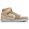 New JORDAN 1 Mid Se Canvas Khaki Women's DV0427-102