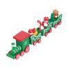 Christmas Train Toys Set Miniature Color Cartoon Christmas Train Model for Kids Boys Girls