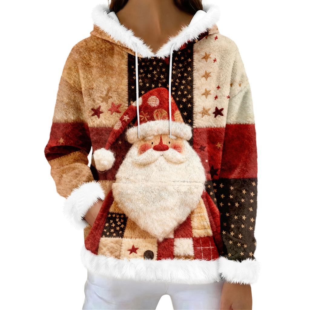 Hoodies für Damen Oversized Winter Plüsch Niedliche Sweatshirts Pullover Trendige Herbst Winter Kleidung