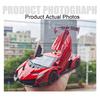 1:24 Veneno LX570 Car Model Toy Alloy Body Music Light High Simulation Telecar Models Exquisite Interior Vehicles Kids Gifts