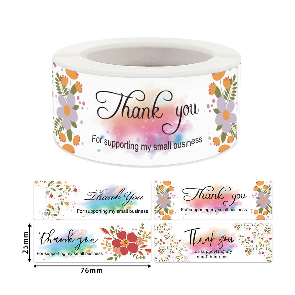 

120Pcs Thank You for Your Order Stickers Labels for Envelope Sealing for Small Business Decor Sticker Stationery Supply