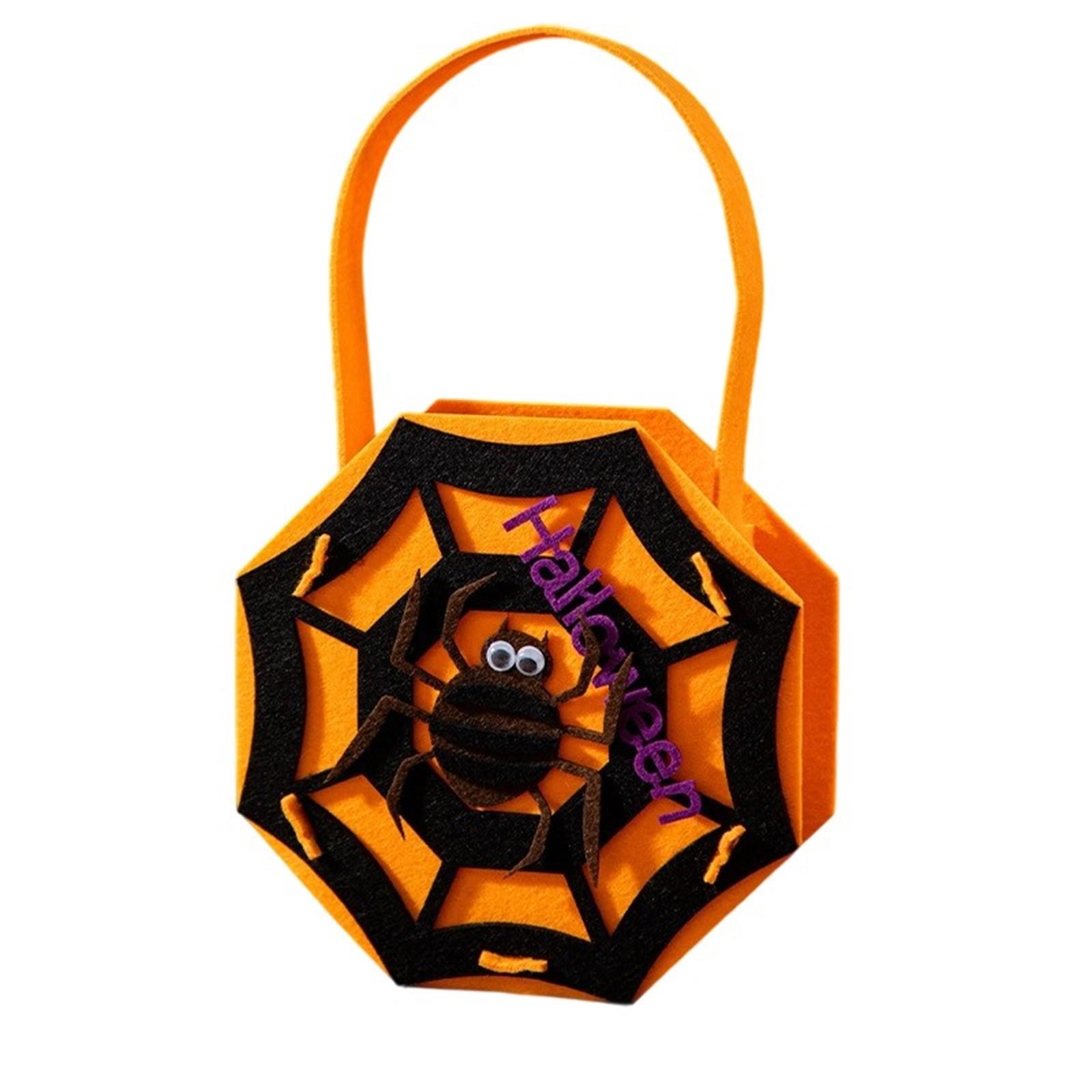

Halloween Pumpkin Children s Hand-held Candy Bag Kindergarten Gift Arrangement Scene Asking For Candy Bag Props Small Gift One Size