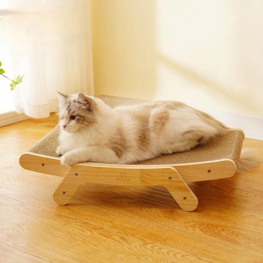 Cat Scratching Post Easy Assembly Scratch-Resistant Durable and Multi-Functional Suitable for Indoor Settings