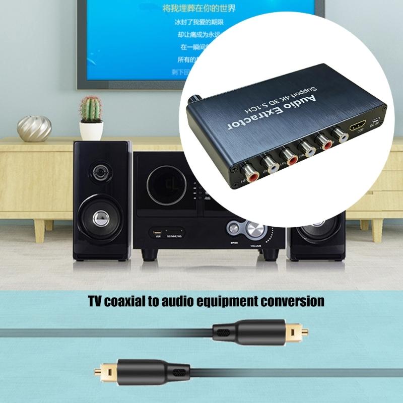 Decodifica audio digitale Decodifica da ingresso SPDIF a uscita audio surround analogica 5.1 per console di gioco TV monitor