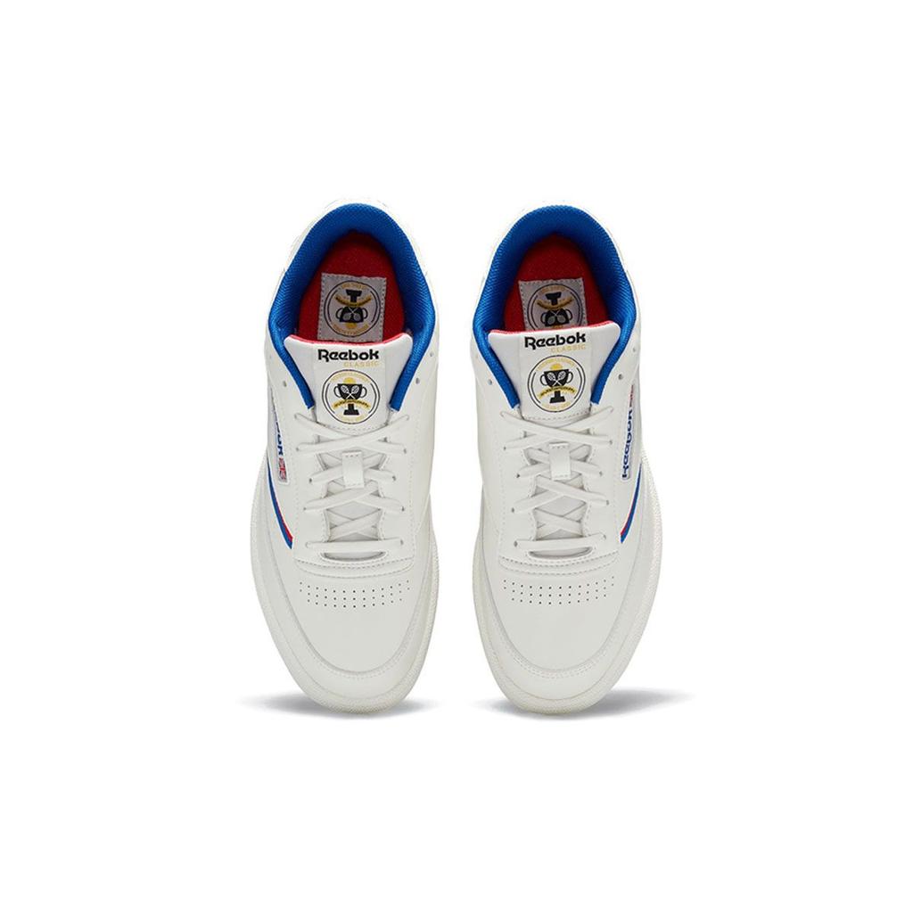 Reebok Кроссовки унисекс Club C 85 Chalk Vector Blue Red FX3362