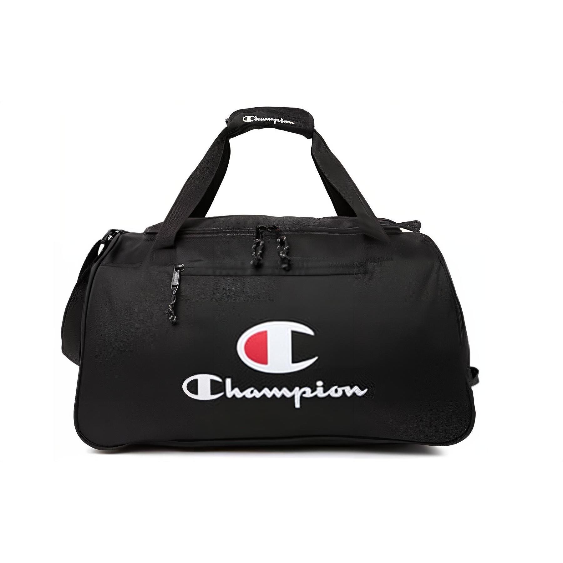

Champion Classic Large Capacity Polyester Gym Travel Bag Unisex bags Black CM2-0027-001 Black