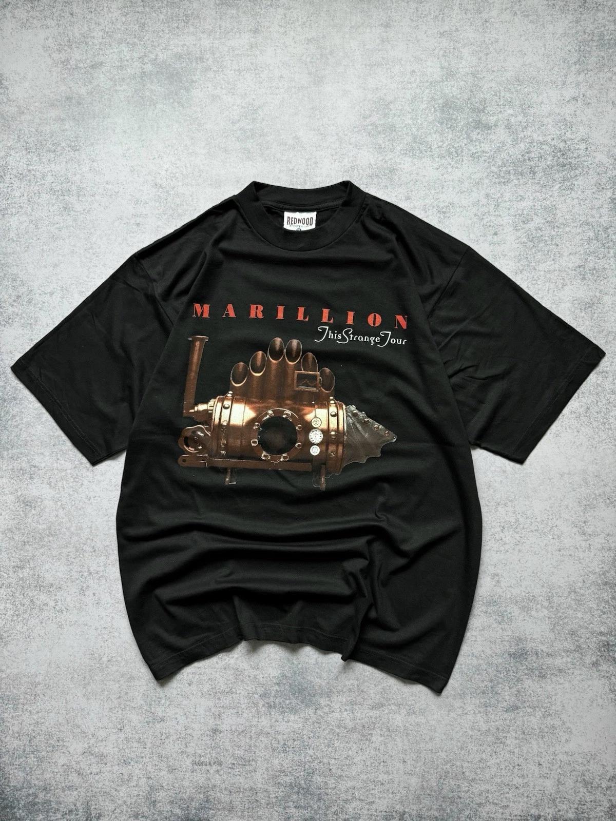 

Vintage 90s Marillion This Strange Tour 1997 Punk Rock Band T-shirt Mens Size XL 4XL