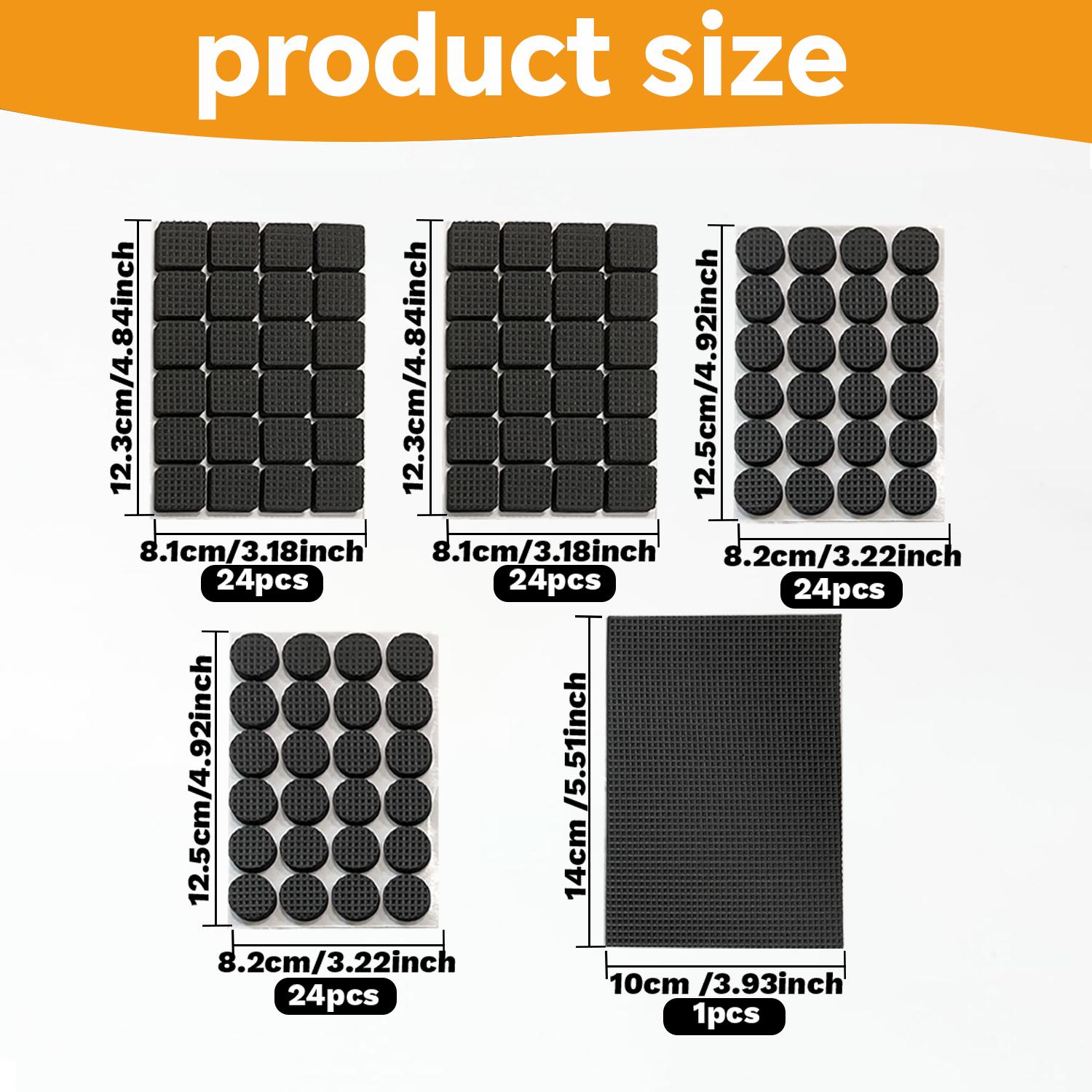 

Thickened EVA Table Corner Protector Pads, Self Adhesive, Anti-Slip Edge Guard, Furniture Leg Safety Mat, Floor Protector
