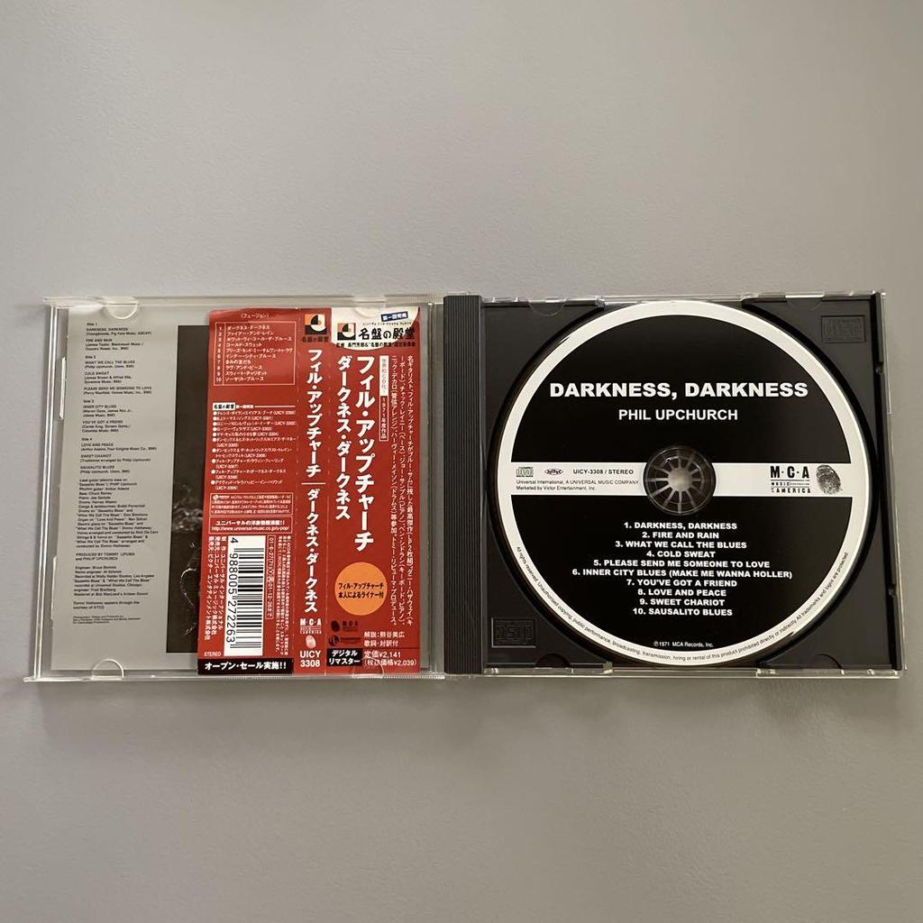 [USED] PHIL UPCHURCH Japanese Version CD Included DARKNESS DARKNESS