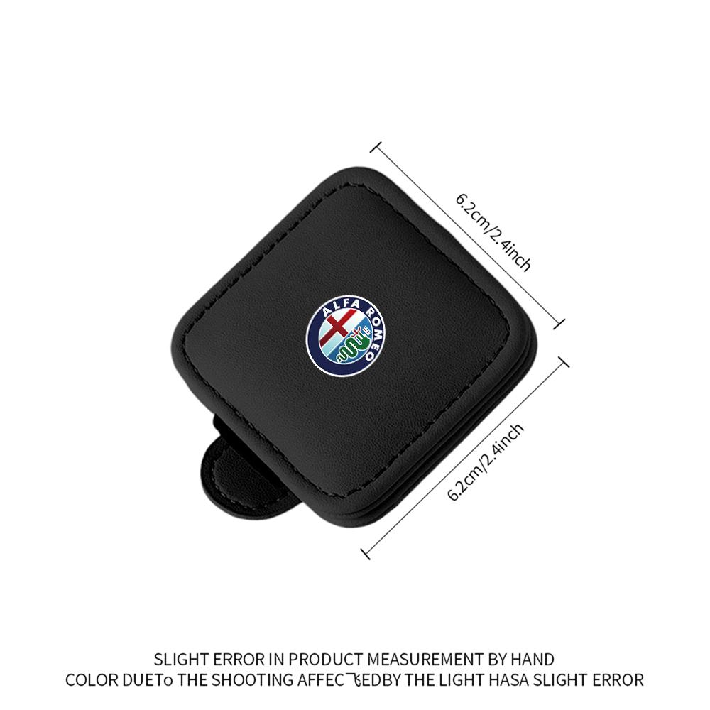 Car Sun Visor Glasses Clip Sunglasses Holder Magnetic Eyeglass Organizer For Alfa Romeo Giulietta Mito 159 147 156 Stelvio valve