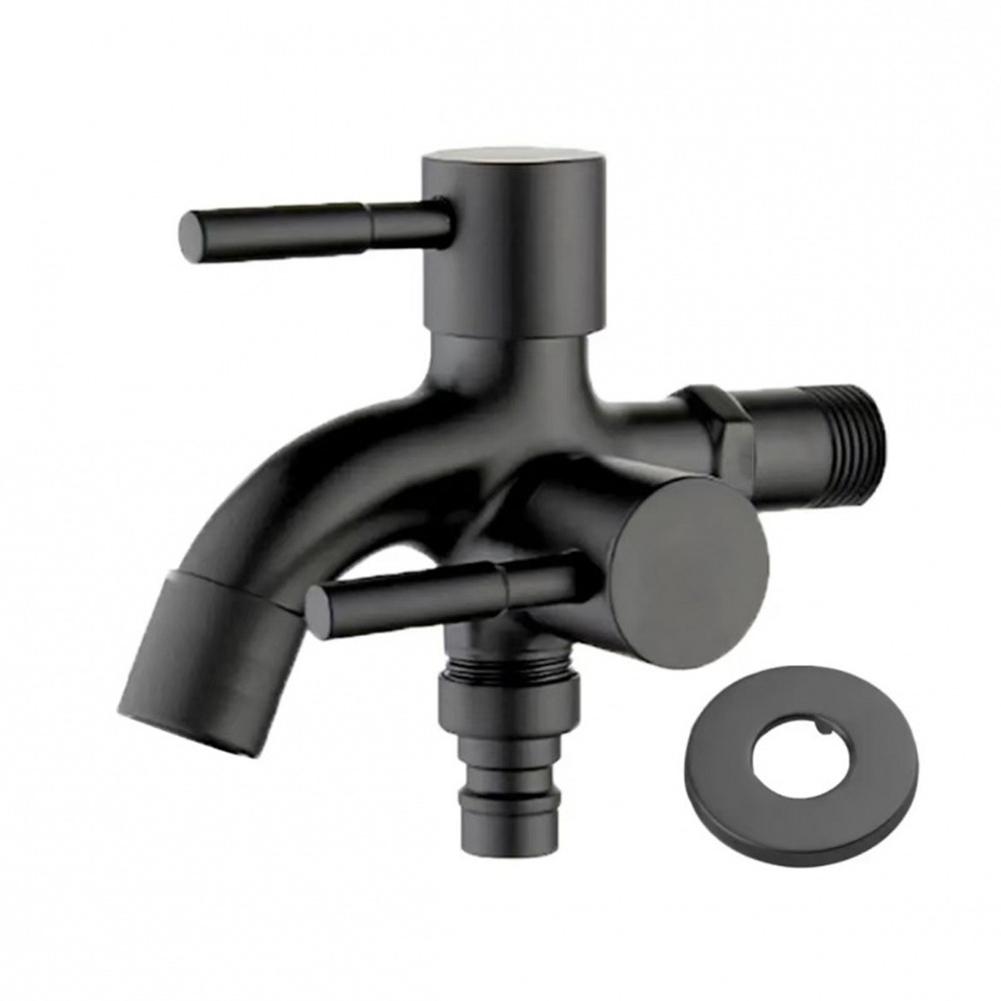 Multifunctional Washing Machine Faucet 1 Inlet 2 Outlets Double Water Faucet Bidet Faucet Bathroom Sink Fitting