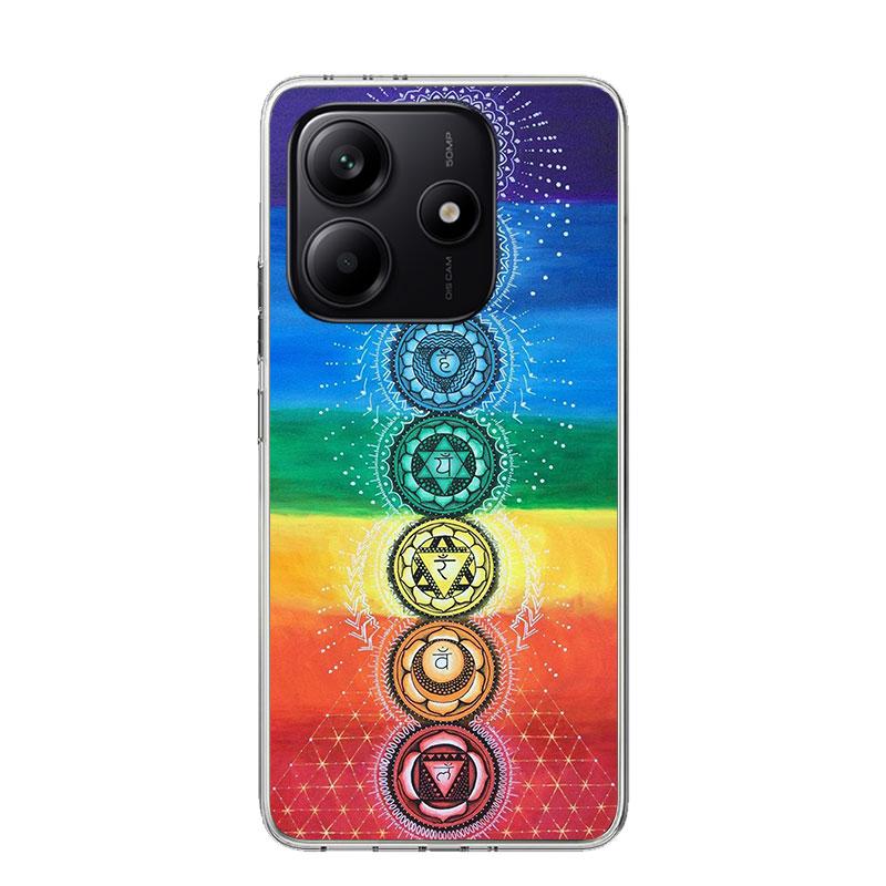 Yoga Chakra Spiritual Energy Universe Phone Case For Xiaomi Redmi Note 15 14 13 12S 12 Pro Plus 11S 11E 11 11T 10S 10 Art Soft P