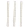 3Pcs Curved Bottom Bass Nut 4 String Slotted Bone Bass Nut Replacement for Fender