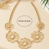 Flower Splicing Necklace Atmospheric Exaggerated Wind Banquet Delivery Gifts for Friends' Birthdays