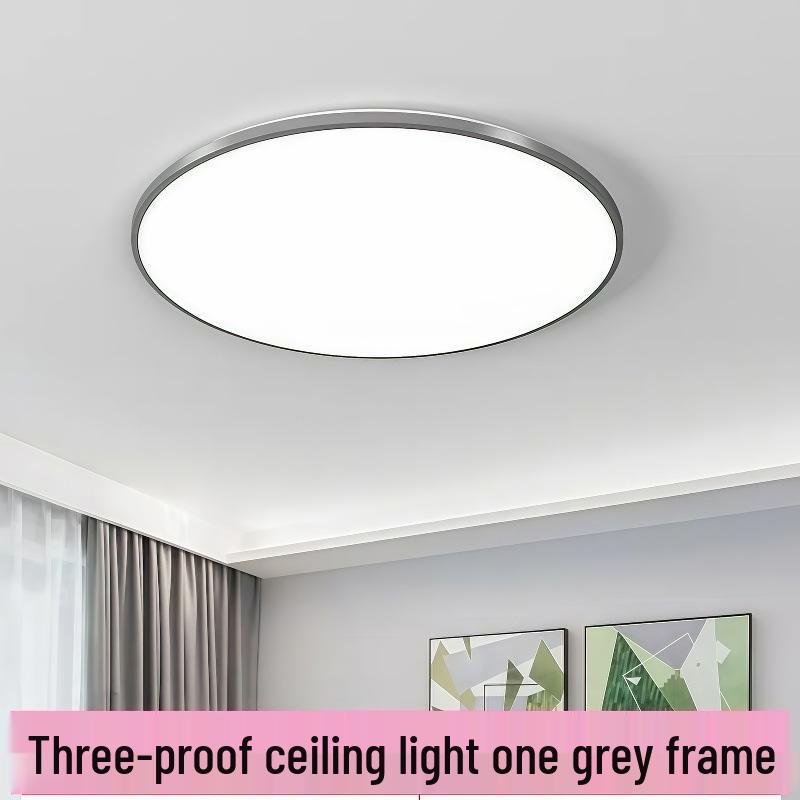 Moonshadow Ultra-Thin Waterproof LED Ceiling Light for Bathroom, Balcony, Bedroom, and Restaurant