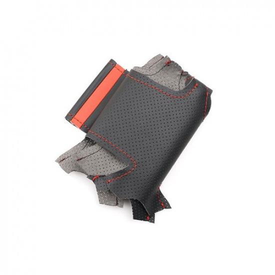 Red-Line Steering Wheel Leather Cover For Citroen C4 Picasso 2007 2008 2009 2010