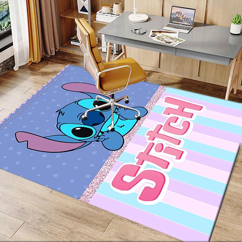 Office Rug Stitch, Cute theme 3D Printed Anti-Slip Rug-Machine Washable for Living Room