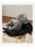 Cotton high waisted jeans for women in winter 2025, fashionable, loose, versatile, thick, and warm Harun pants