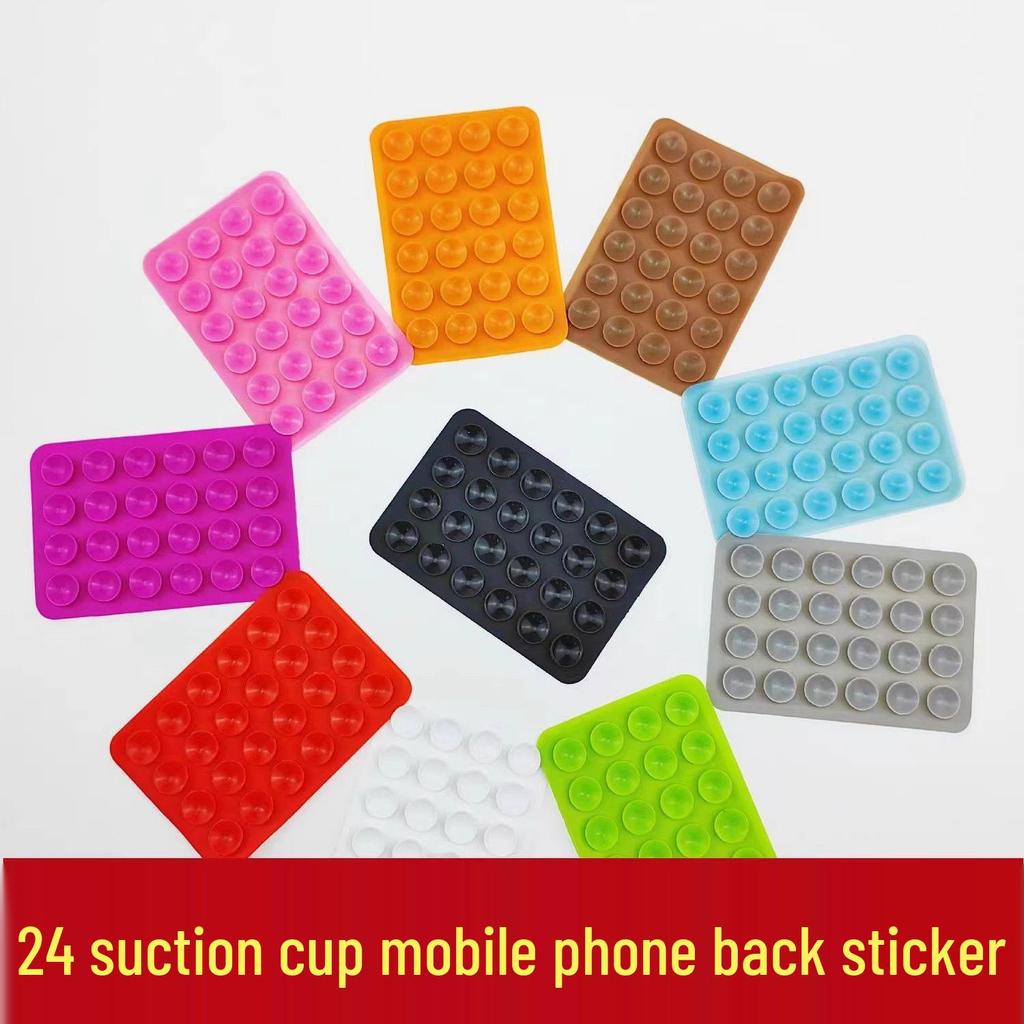 Multifunctional Non-Slip Silicone Phone Holder with 24 Strong Suction Cups