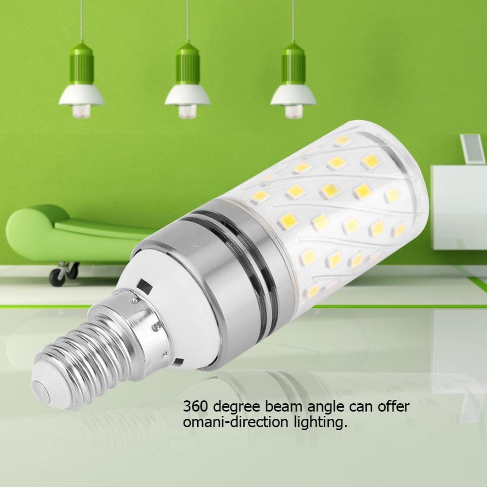 AC 85-265V LED Corn Bulb E14 Cylindrical Candle Bulb Long Lifespan Candelabra Light Bulb Home