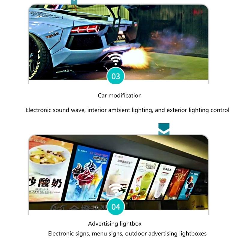 433MHz DC12V 10A 1 Channel 1Ch Wireless Relays RF Remote Control Switches Heterodyne Receiver Module