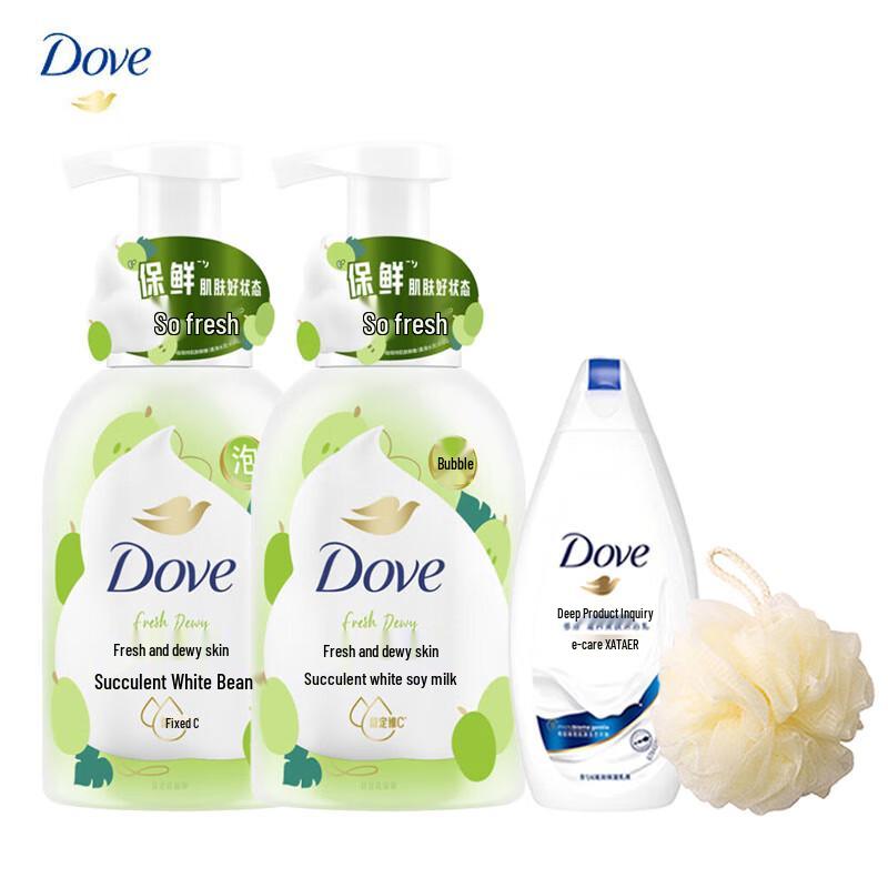 

Dove Succulent Grapefruit & Soy Milk Scent Bath Foam Set