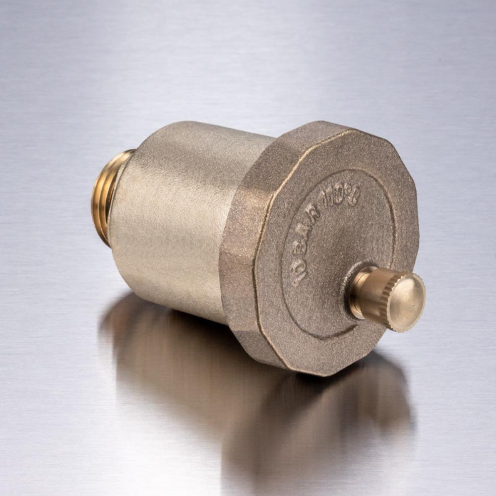 Brass Automatic Float Valve Kit 1/2"G Air Bleeder Release Vent Valve & 1/2"G Female Connector Adapter