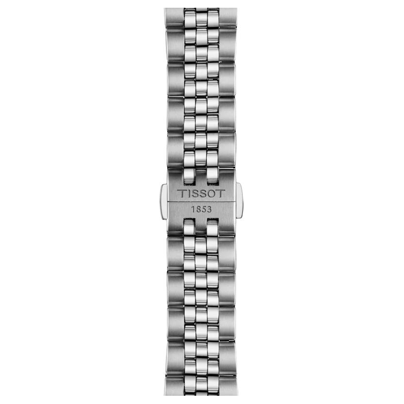 Tissot Automatic Mechanical Movement 100m Water Resistance Unisex Watch 38mm Black Dial Stainless Steel Case T149.407.11.051.00