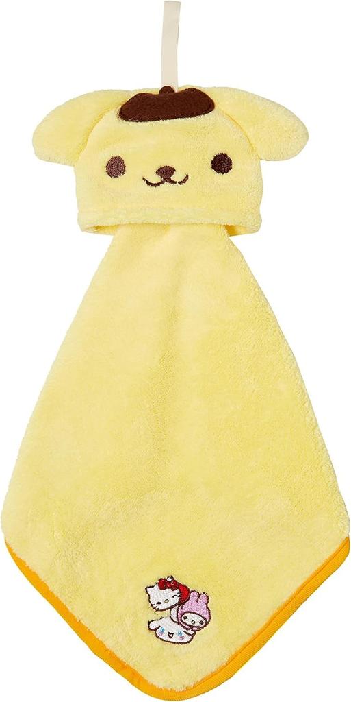 Marushin Microfiber Hanging Pom Pom Purin Pom Pom School Entry Perfect for and Elementary Suitable for Product 3065013200 Towel, Mascot, Purin,