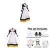 Playing Death Game To Put Food On The Table Cosplay Costume Red Girl Maid Dress For Anime Role Play